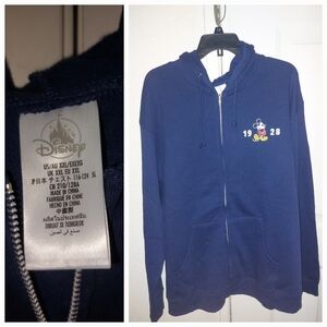 Disney zipper hoodie sweatshirt